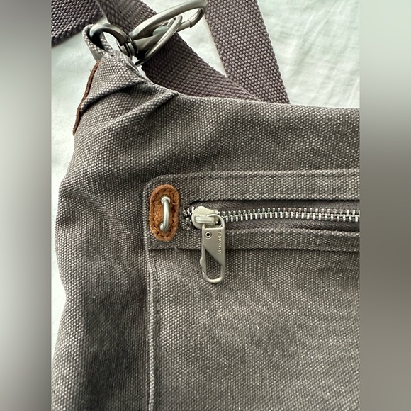 Travelon anti-theft heritage hobo bag - pewter - Picture 3 of 6